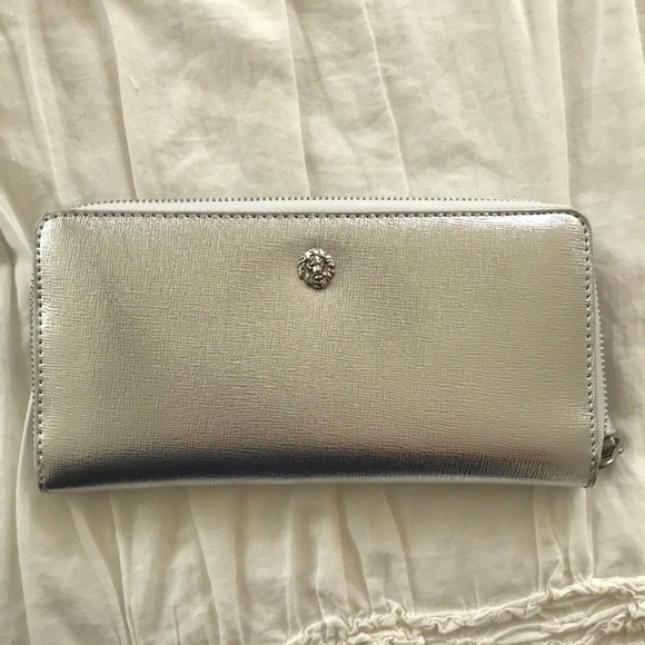 Anne Klein Handbags - Anne Klein silver wallet